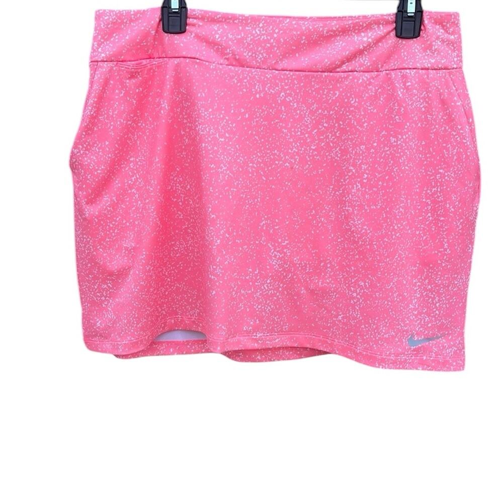 Nike pink & white skirt skort pickleball golf size large